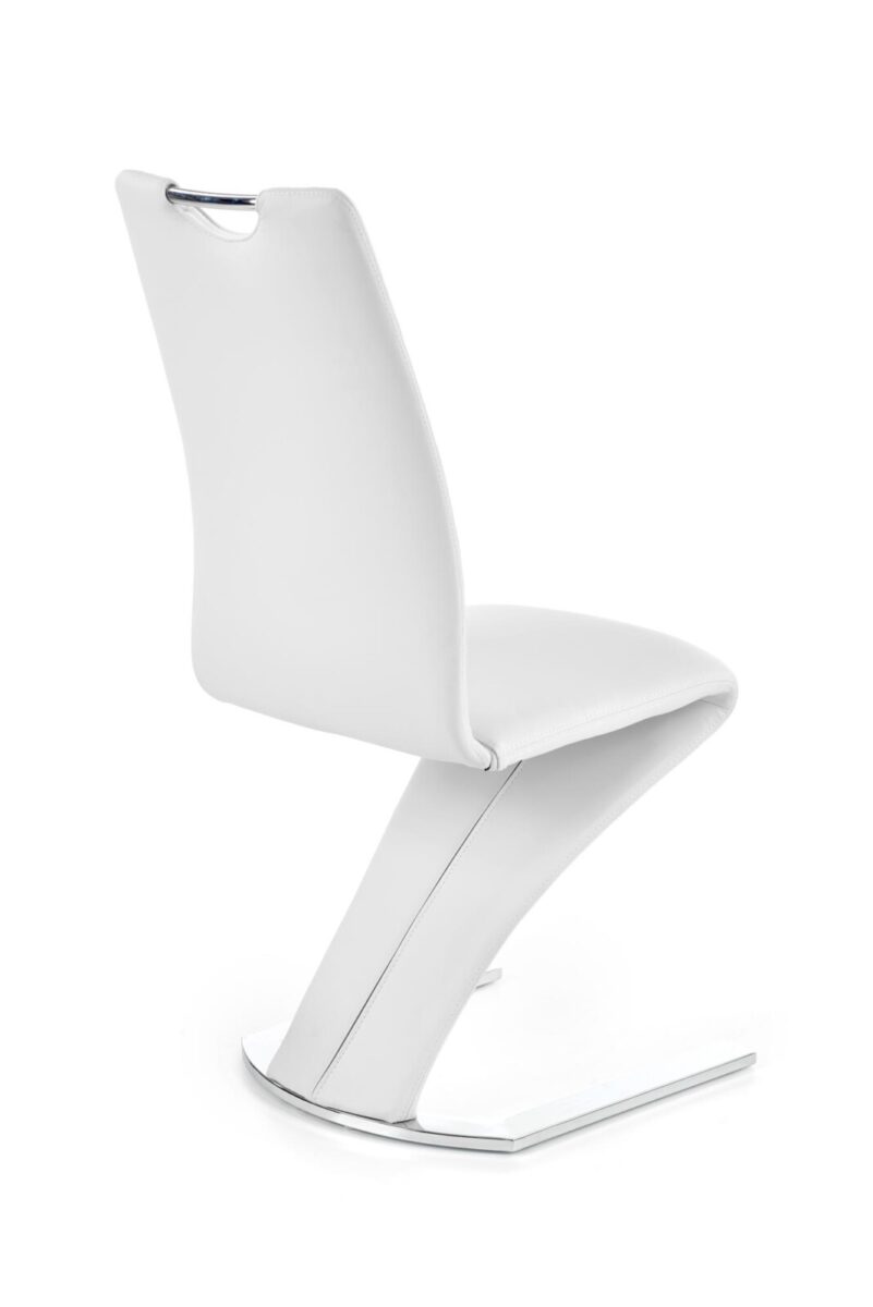 K188 szék – fehér/króm