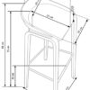 h86_barszek_szin_szurke_feher_040884__09 H86 bárszék szürke/fehér
