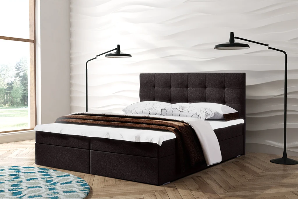 Bed-52-lux-13 Lozko 52 Boxspring ágy