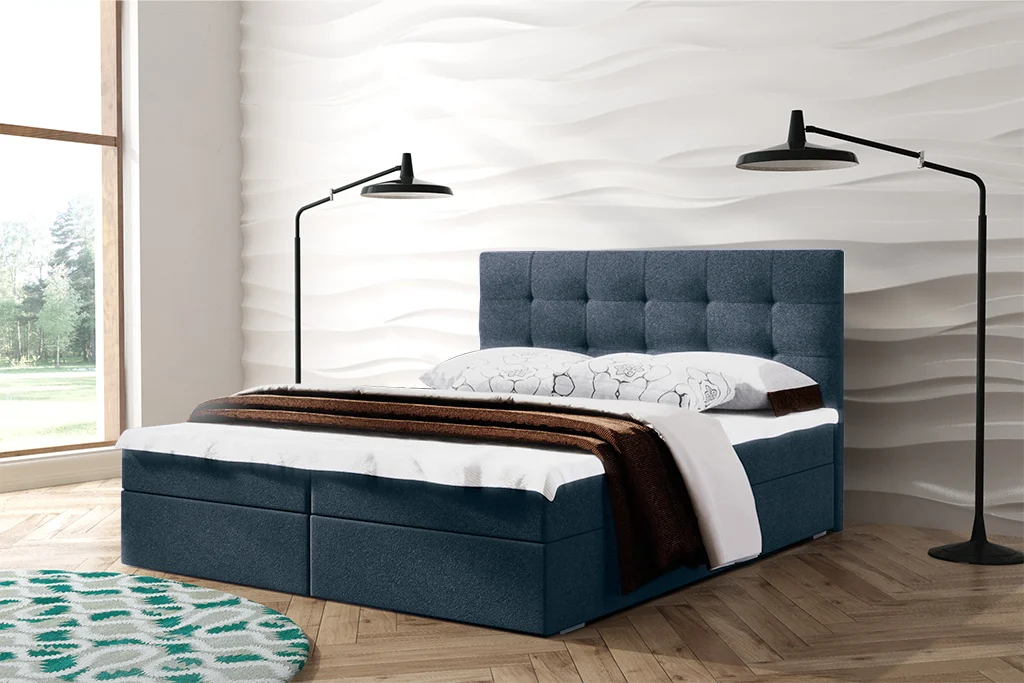 Bed-52-lux-20 Lozko 52 Boxspring ágy