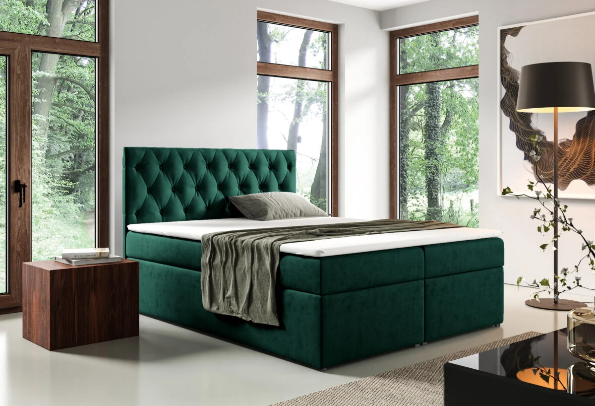 Bed-56-Monolith-37 minta Lozko 56 Boxspring ágy