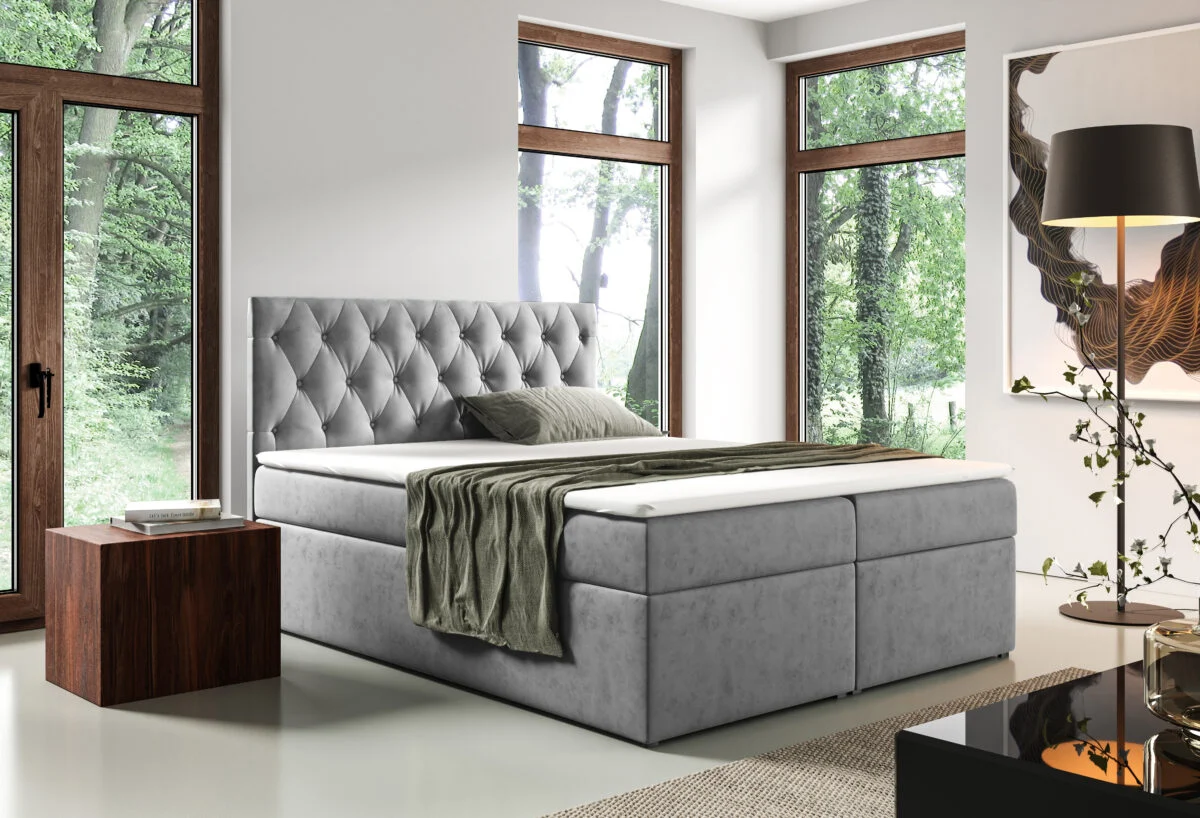 Bed-56-Monolith-85 minta Lozko 56 Boxspring ágy