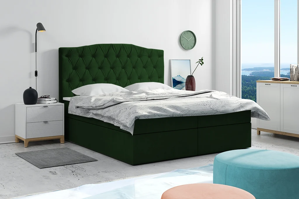 Bed-59-Kronos-14 Lozko 59 Boxspring ágy