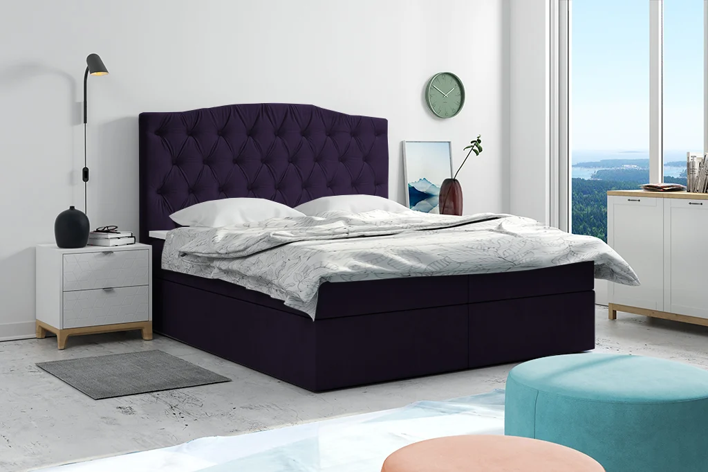 Bed-59-Kronos-37 Lozko 59 Boxspring ágy