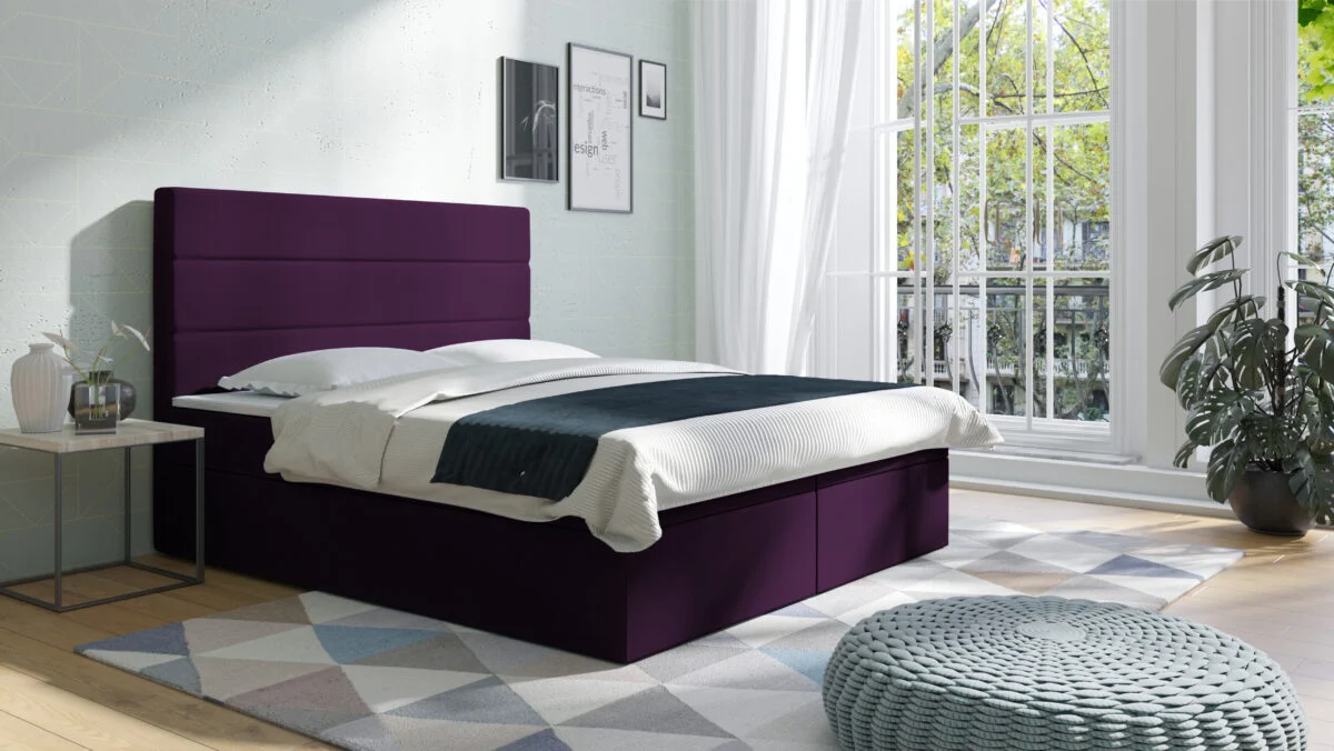 Lozko 62 Boxspring ágy