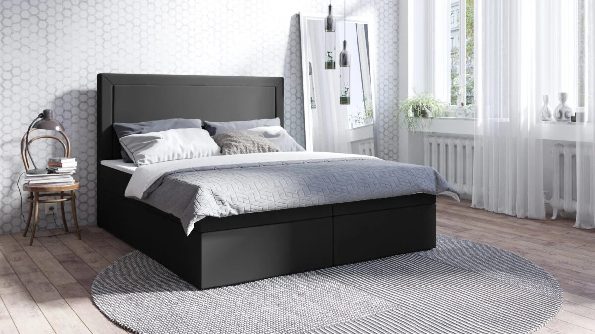 Bed-63-2 Lozko 63 Boxspring ágy