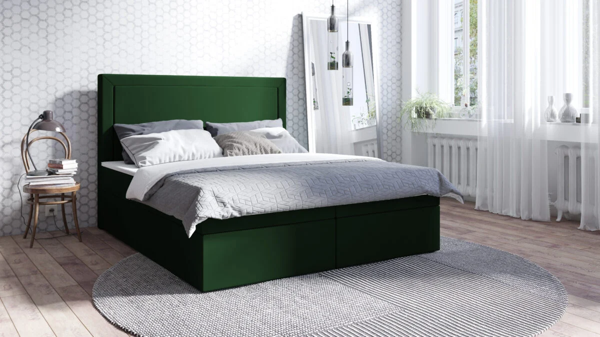 Bed-63-7 Lozko 63 Boxspring ágy