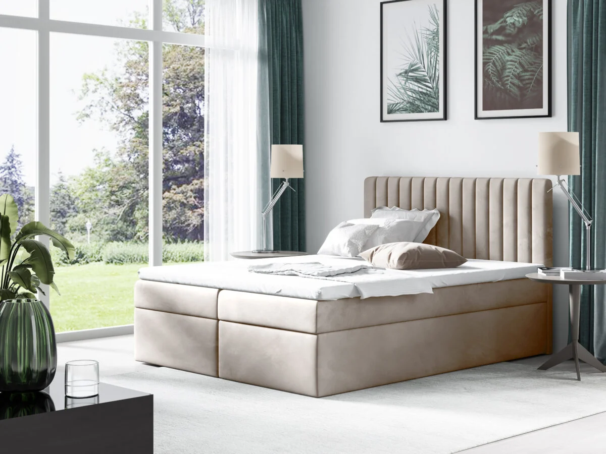 Bed-69-Trinity01 Lozko 69 Boxspring ágy