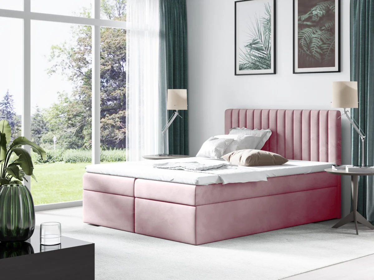 Bed-69-Trinity19 Lozko 69 Boxspring ágy