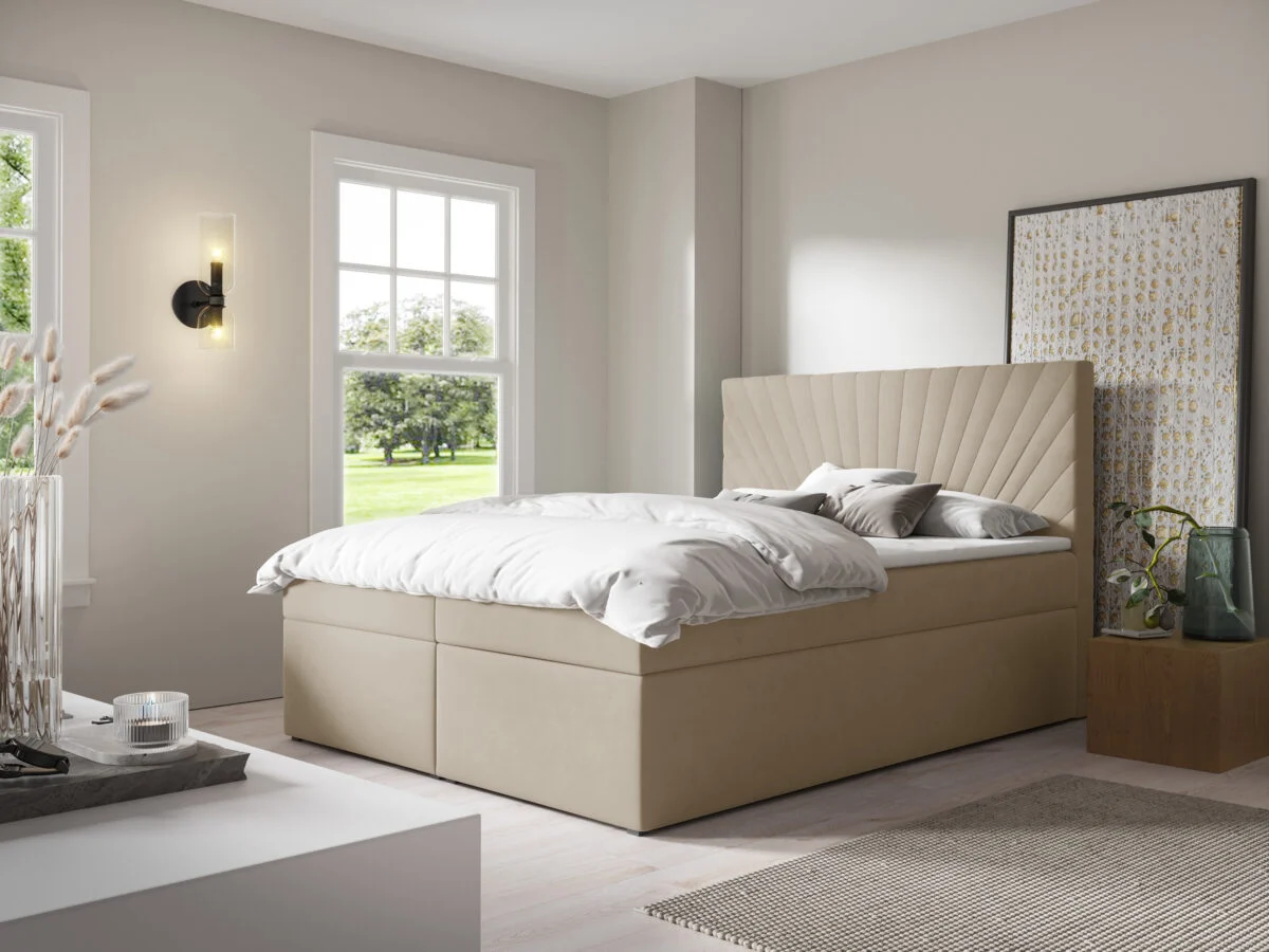Bed-71-trinity02 Lozko 71 Boxspring ágy