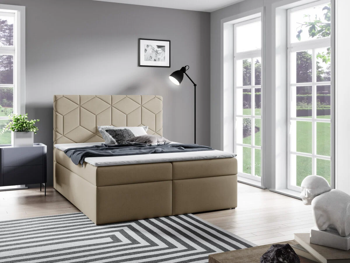 Lozko 77 Boxspring ágy