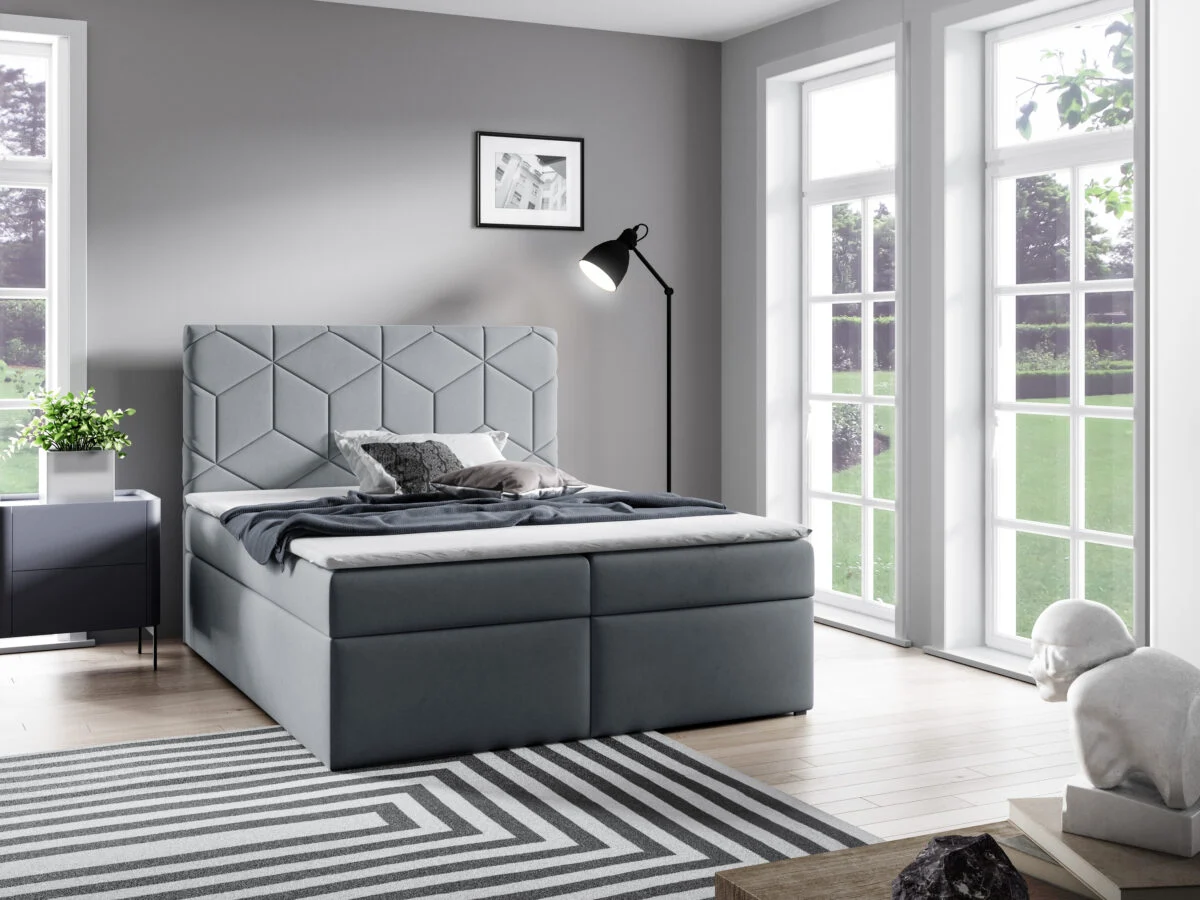 Lozko 77 Boxspring ágy