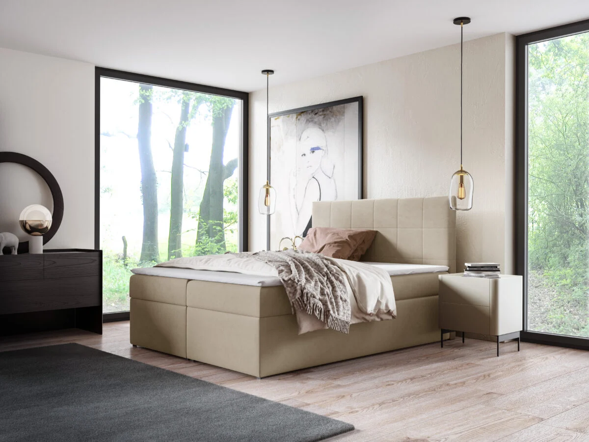 Lozko 78 Boxspring ágy