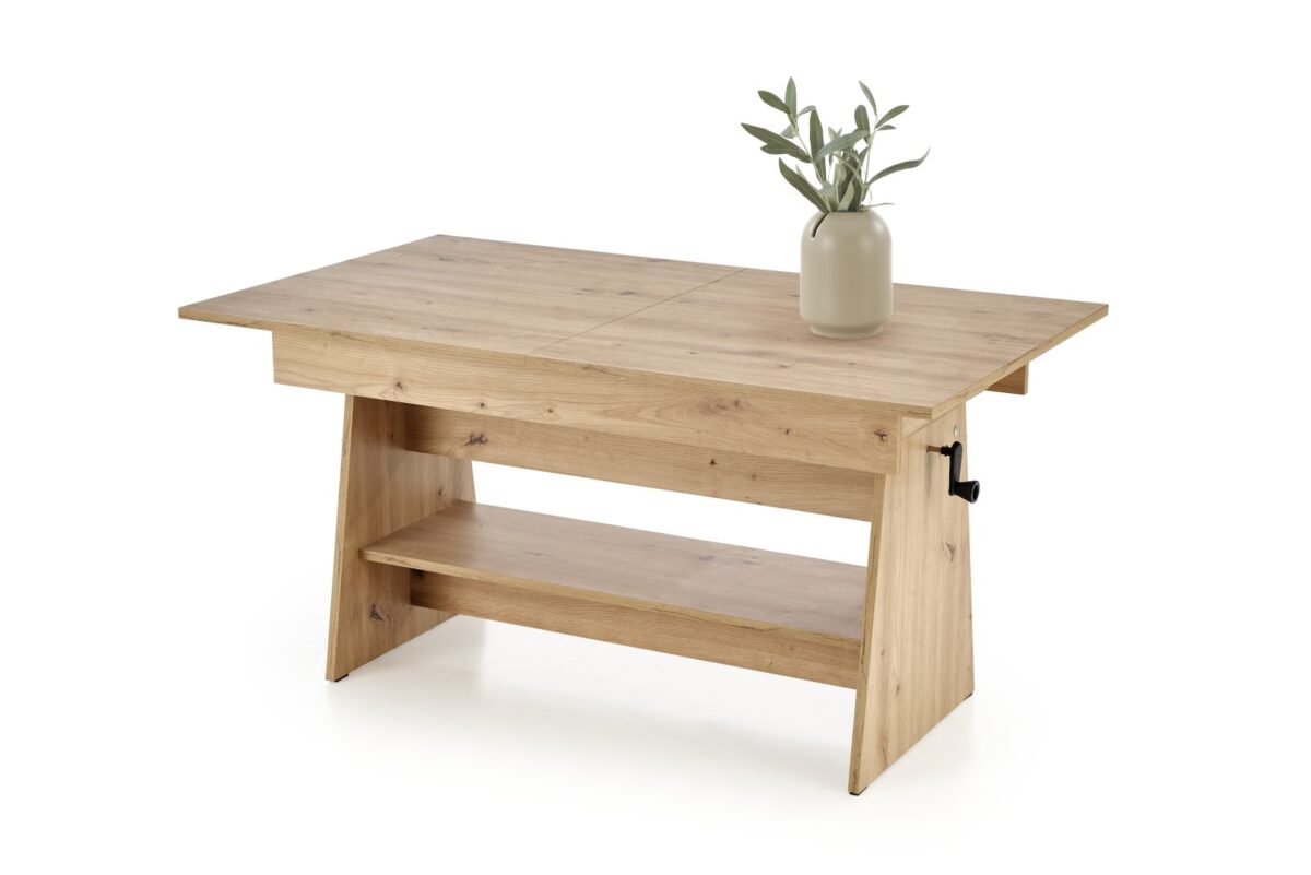 ERIKA emelhető tetejű dohányzóasztal artisan tölgy