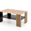 FEMINA dohányzóasztal artisan tölgy/fekete