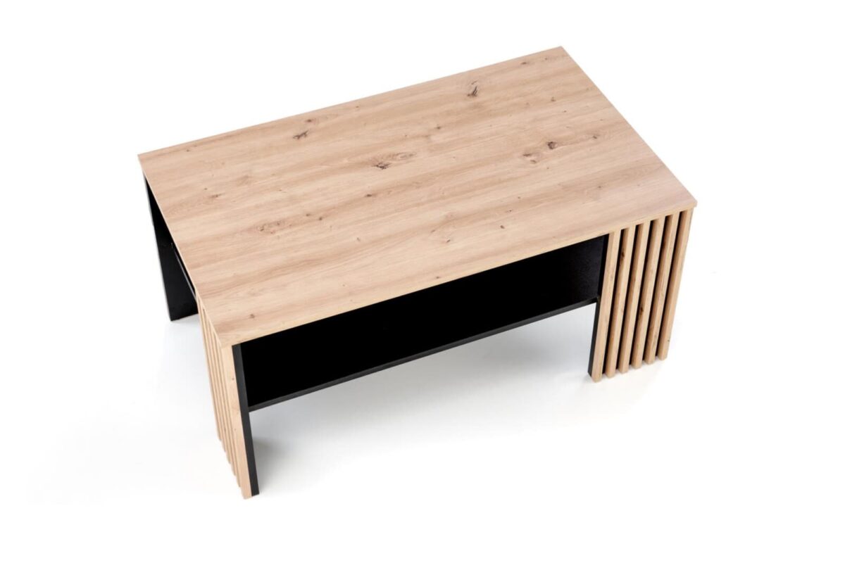 FEMINA dohányzóasztal artisan tölgy/fekete