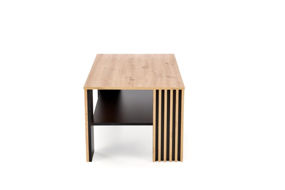 FEMINA dohányzóasztal artisan tölgy/fekete