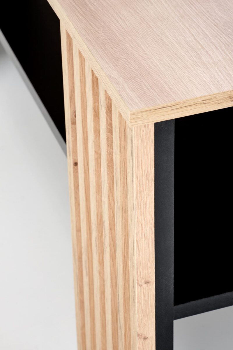 FEMINA dohányzóasztal artisan tölgy/fekete