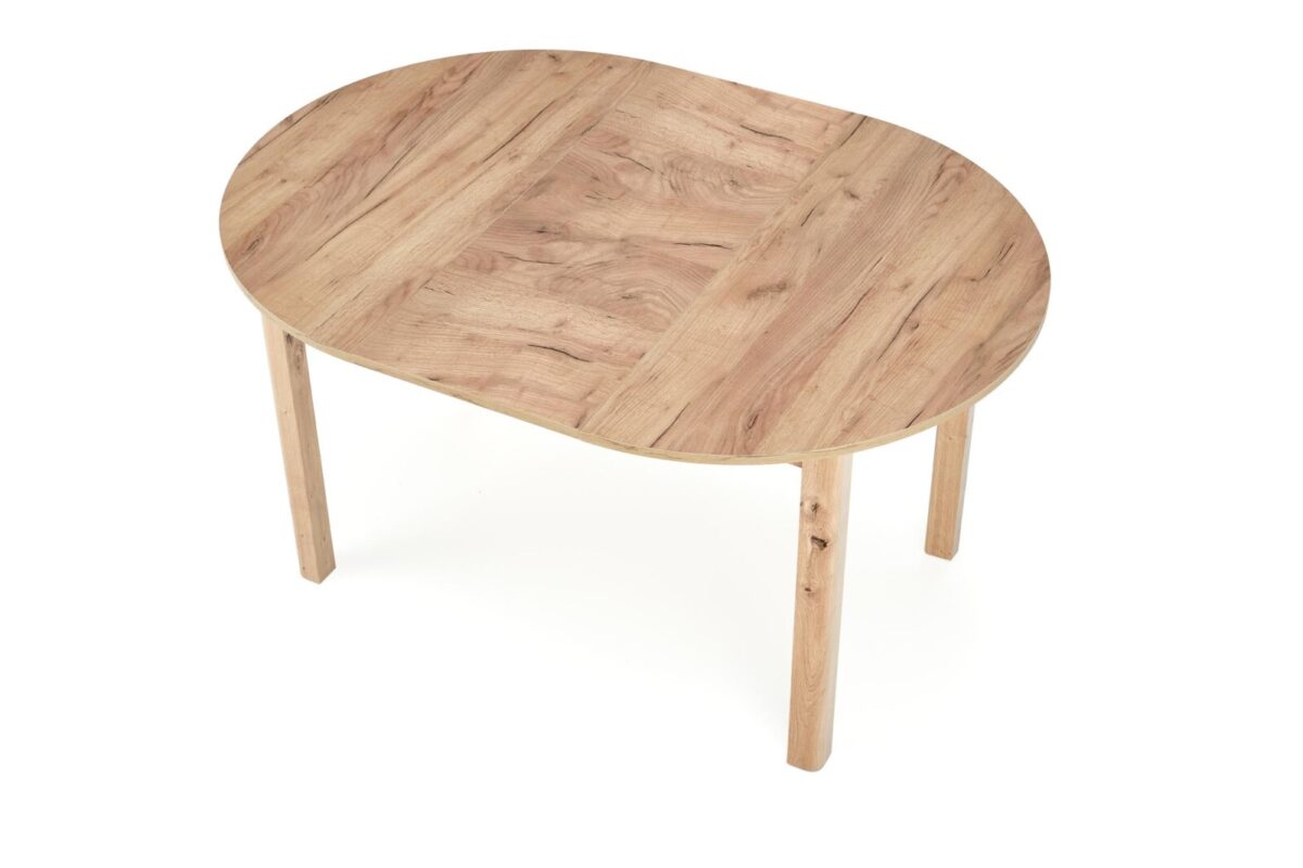 ringo_etkezoasztal_bovitheto_szin_craft_tolgy_cfcdbc__02 RINGO bővíthető étkezőasztal, kerek craft tölgy