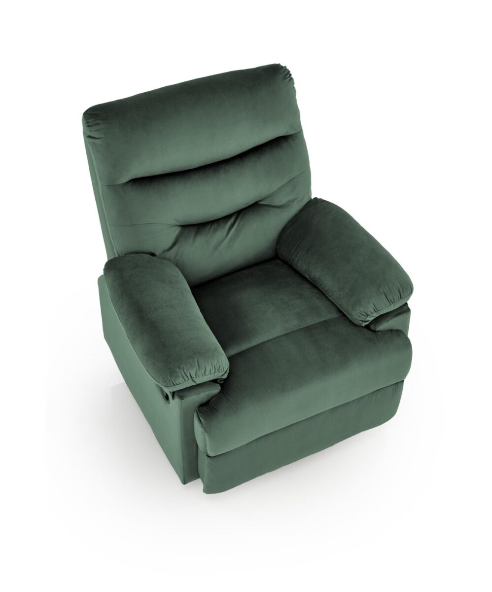 DRAGER relax fotel sötétzöld
