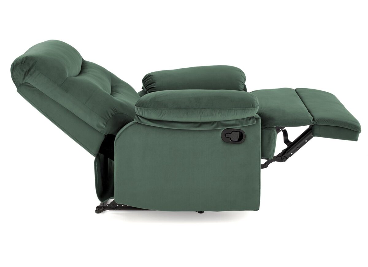 DRAGER relax fotel sötétzöld