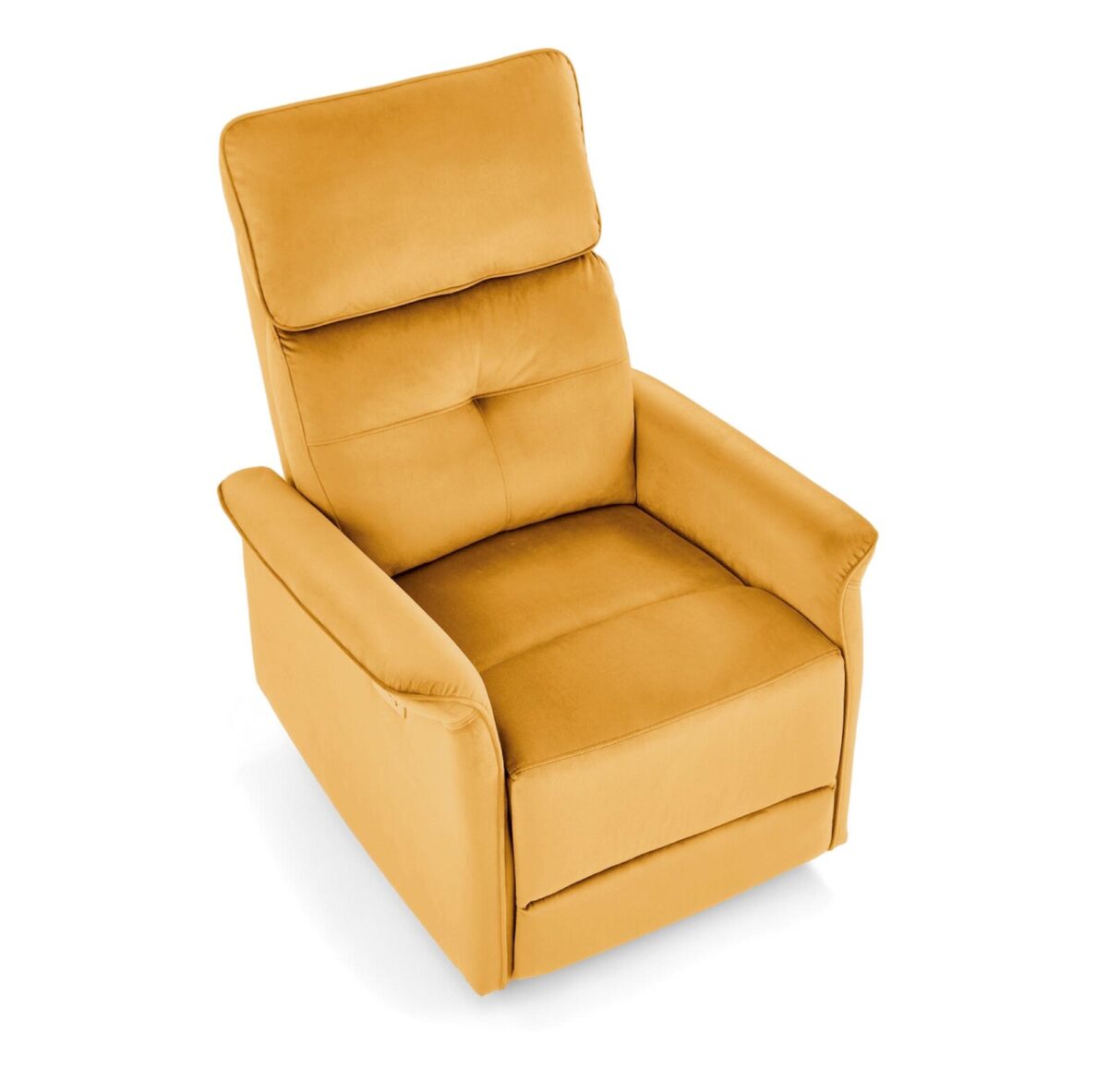 SEMIR elektromos relax fotel mustársárga